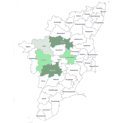 Tamil Nadu District Map